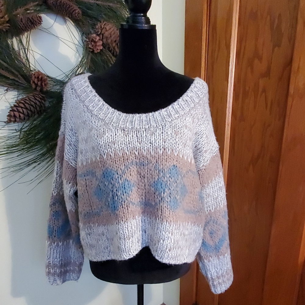 Free people  knit sweater large